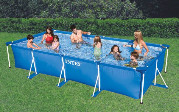 Intex Mini Frame Stahlrahmen-Pool 450 x 220 cm