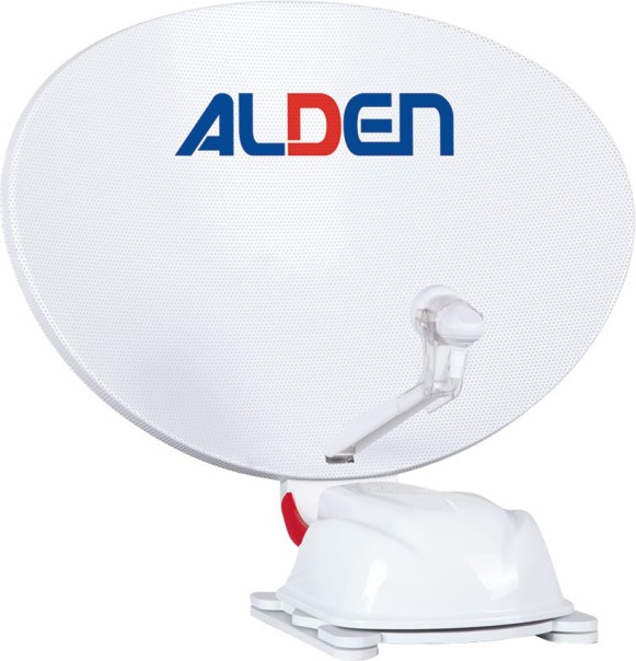 Alden AS2 80 HD Ultrawhite Satellitenanlage inkl. A.I.O. EVO HD 24" TV mit integrierter Antennenste