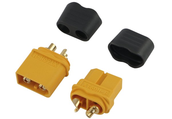 XT60 Stecker und Kupplung mit Kabelschutz