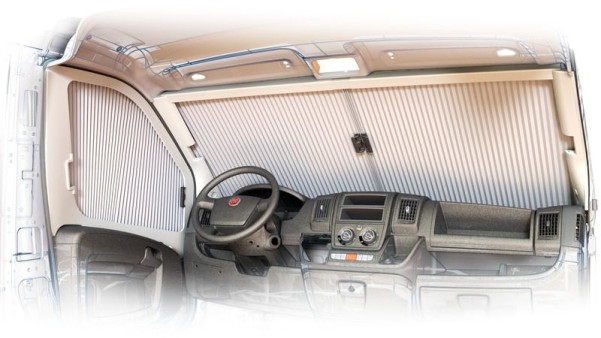 Seitenscheiben-Rollos ECLIPSE für Ducato V8 ab 2021 mit Regensensor geeignet