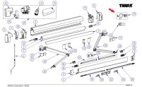 Thule Befestigungssatz Spannstange