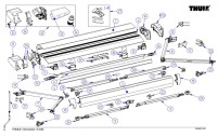 Thule Spannstangen passend zu T. Omnistor 6300