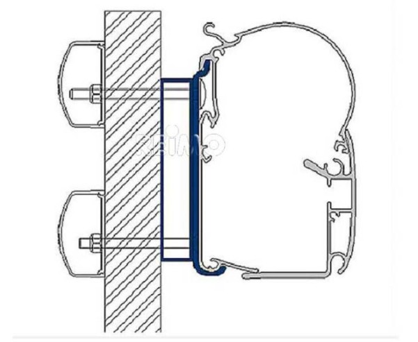 Prostor Adapter für Dethleffs Globebus Markise 400/500