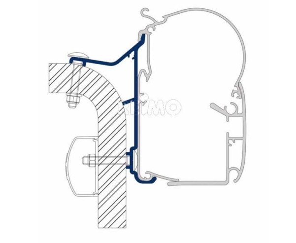 Adapter f.Domet.500 5m Aluprofil Hymer