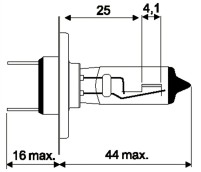 Philips Glühlampe H7 Rally 12V 80W PX26d