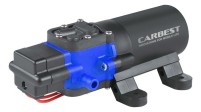 Carbest 2-Kammer-Druckwasserpumpe mit Membranpumpe - 3.8l/min, 2.8 bar, 12V/4A max