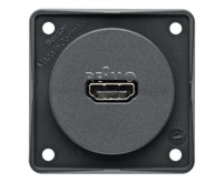 Prise de panneau HDMI anthracite, en vrac