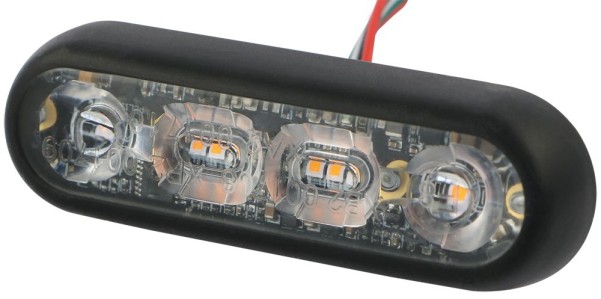 LED-Blitzleuchte gelb, ECE R65, Silikon