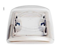 Dachhaube Vision Vent S eco 28x28cm Rahmen weiss,