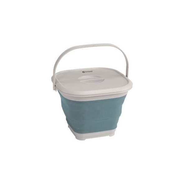 Collaps Bucket Square w/lid Classic Blue Outwell