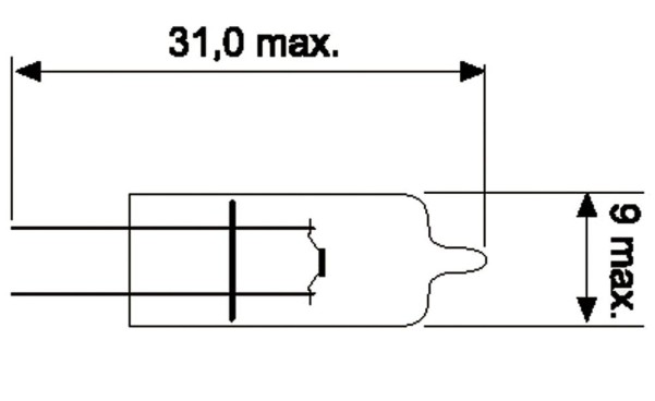 Jahn Glühlampe Halogen 24V 5W G4 KLAR