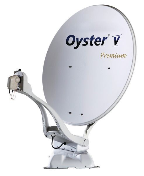 Satellitenanlage Oyster V85 Twin Premium Base mit Steuereinheit über TV