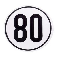 Schild 80 km/h