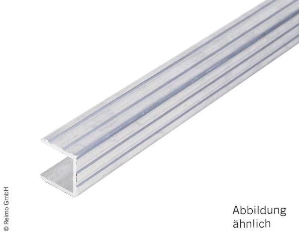 Aluminium U-Profil Kantenschutz für Möbelbauplatten - 15mm x 1.4m