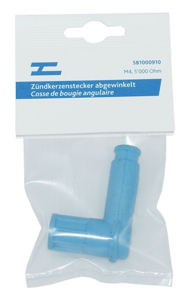 Zündkerzenstecker abgew. 5KO. blau