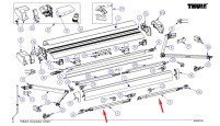 Thule Stützfuss passend zu Omnistor 6300