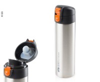 Pichet sous vide en acier inoxydable 0,5l, argenté, conserve jusqu'à 8 heures chaud/froid