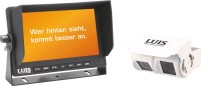 Luis Twin Professional Rückfahrsystem inkl. 7" Monitor 9 - 32 V weiß