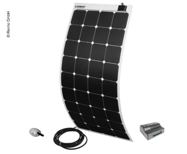 Solarpanel 12V/110W Flex weiss inkl.Laderegler und