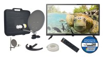 EasyFind 19" Travel TV Camping-Sat-System Sat-Anlage inklusive 19 " LED TV CD07