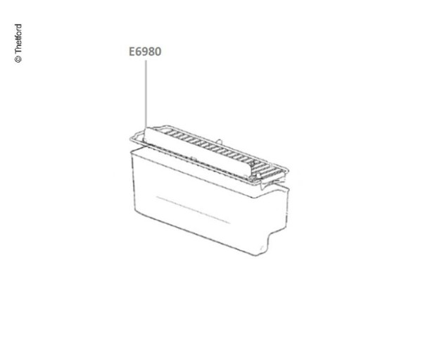 Shelf food retainer N3090/N3097/N3100/N3104/N3108/