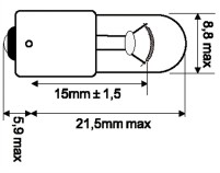 Jahn Glühlampe BA9s 12V 4W