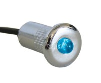 Mini spot LED encastré bleu
