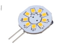 Ampoule LED G4, 1.5W, 120 lumen, 9 SMD blanc chaud, dimmable