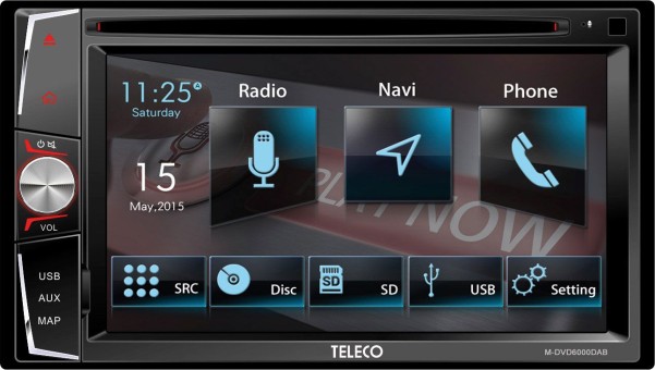 Teleco M-DVD6000 Truck DAB Navigationsgerät mit Radio