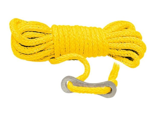 Corde de tension jaune longueur 4m, Ø3mm, 4 pièces