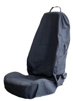Sitzschoner schwarz aus Baumwolle