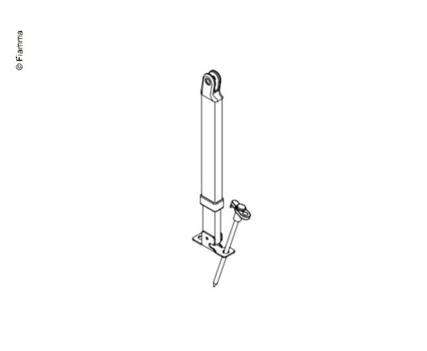 Stützfuss F65S, 370/490 cm, links