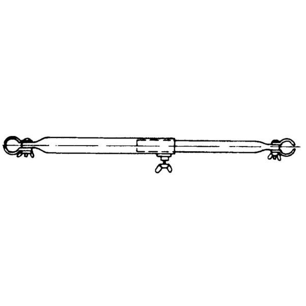 Schellenstab Stahl 22/120-205 cm Brand