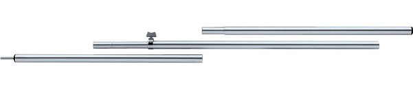 Aufstellstab 25 Alu 165-250 cm, Aluminium Bodengleiter