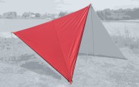 Bent Canvas Plain Set Tarp barbados cherry / zippe