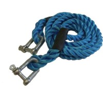 Corde de traction HP de 4 mètres avec manille