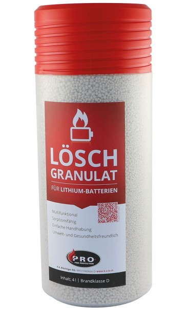 Löschgranulat 4L für Lithiumbrände