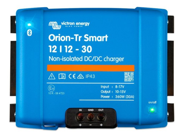 Victron Energy Orion-Tr Smart DC-DC Ladebooster 12/12 V 30 A nicht isoliert