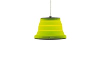 Lampe Sargas 230V, dimmbar, lime, faltbar, Ø20cm