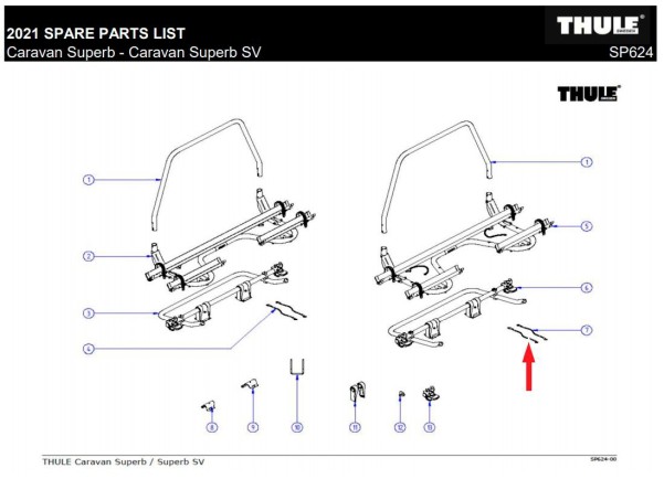 Thule Drahtseil (55 mm)