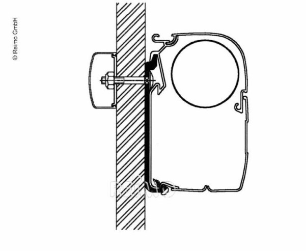 Adaptateur plat 5 5m