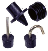 Zeltstabfuss-Set 22mm, 10-teilig