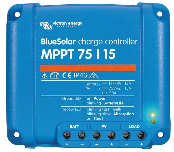 Victron BlueSolar MPPT 75/15 Solar-Laderegler 75 V / 15 A