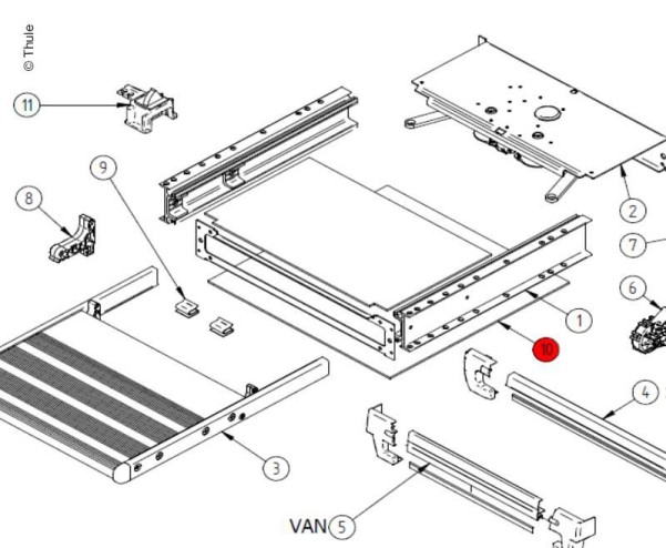 Lower Protection Slide Out V12 12V400