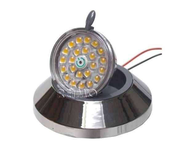 Dreh- und kippbarer Aufbauspot SMD LED 1W silber