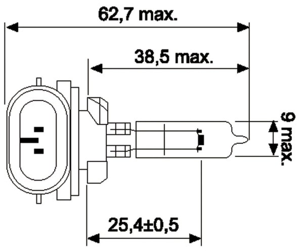 Jahn Glühlampe USA 894 12.8V