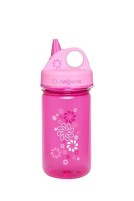 Grip-n-Gulp Pink w/Wheels Art Nalgene Trinkflasche Kids