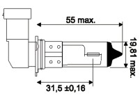 Philips Glühlampe HB4 12V 51W Premium +30%