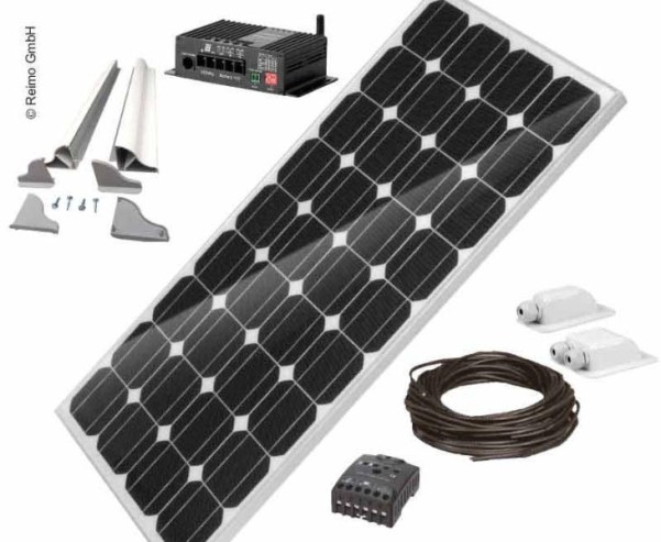 Solarset 2x100W mit MPPT Regler 851002