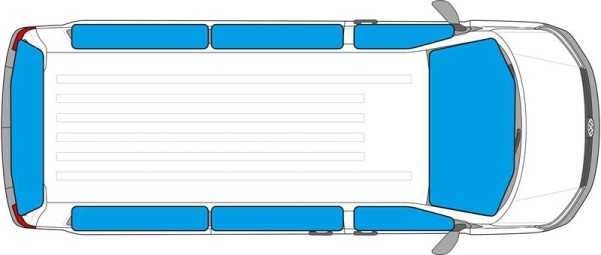 Thermomatten-Set für Ford Tourneo Custom Maxi Bj, 12-18